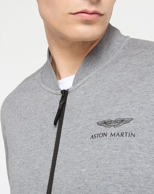 Sweat Motard Aston Martin Racing gris clair